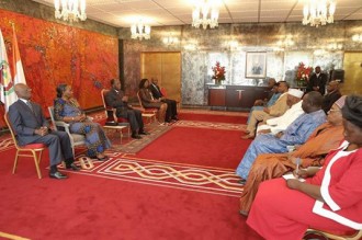 Côte d'Ivoire : Médiateurs de lÂ’UEMOA au palais